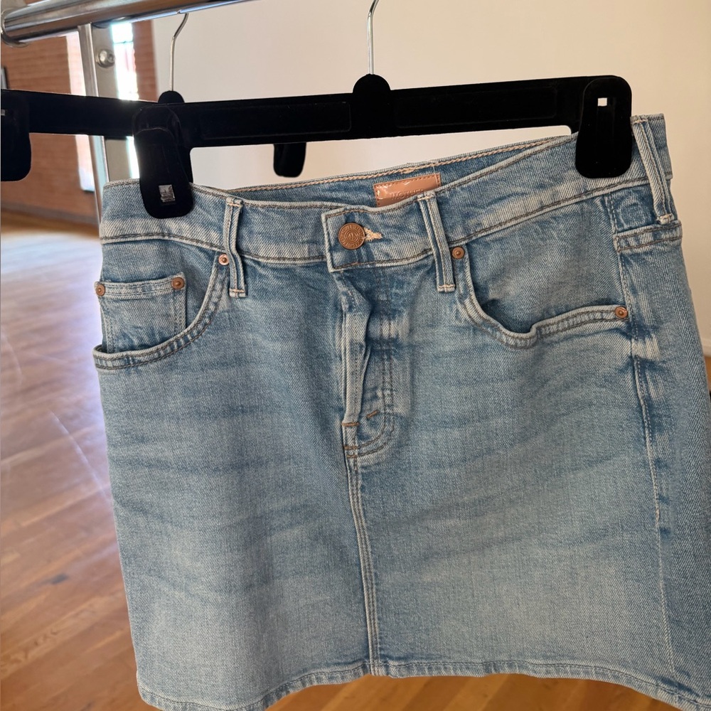 MOTHER Light Blue High Rise Jeans
